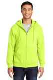 Port & Company® PC90ZH Essential Fleece Full-Zip Hooded Sweatshirt