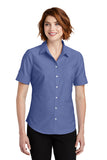 Port Authority® L659 Ladies Short Sleeve SuperPro™ Oxford Shirt