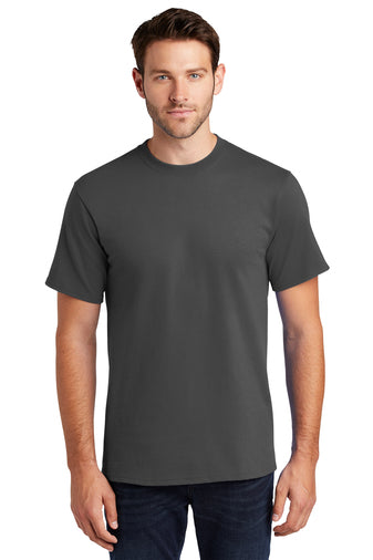 Port & Company Men's Essential Heavyweight T-Shirt - Cardinal Red 4XL, 6.1oz Cotton Tee