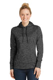 Sport-Tek® LST225 Ladies PosiCharge® Electric Heather Fleece Hooded Pullover