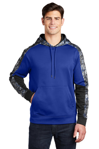 Sport-Tek® ST231 Sport-Wick® Mineral Freeze Fleece Colorblock Hooded Pullover
