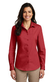 Port Authority® LW100 Ladies Long Sleeve Carefree Poplin Shirt
