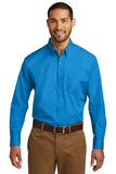 Port Authority® W100 Long Sleeve Carefree Poplin Shirt